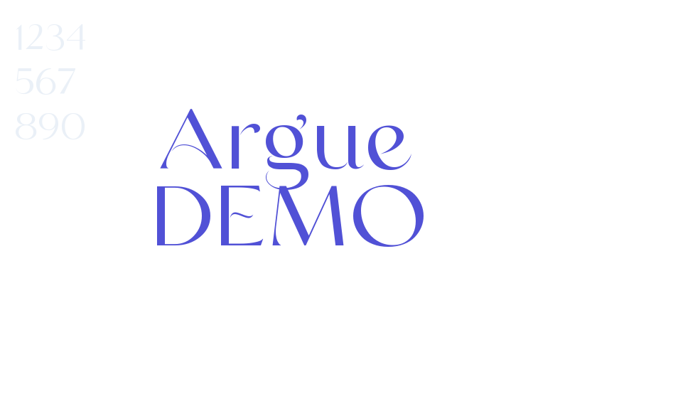 Argue DEMO-font-download