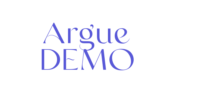 Argue DEMO Font