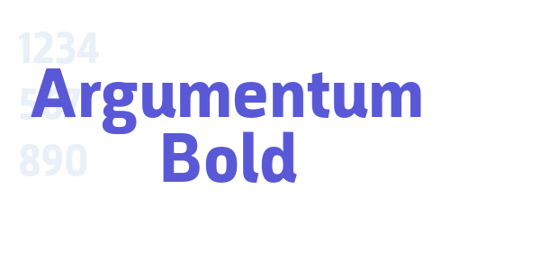 Argumentum Bold font free