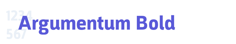Argumentum Bold-related font