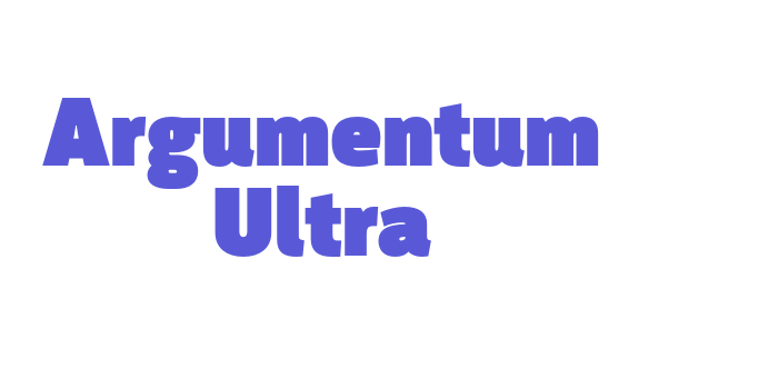 Argumentum Ultra Font Download