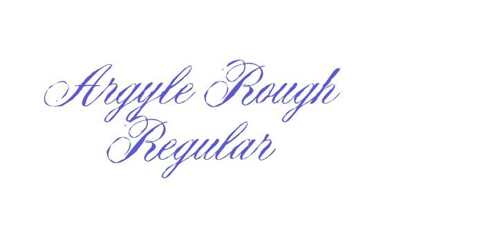 Argyle Rough Regular Font Download