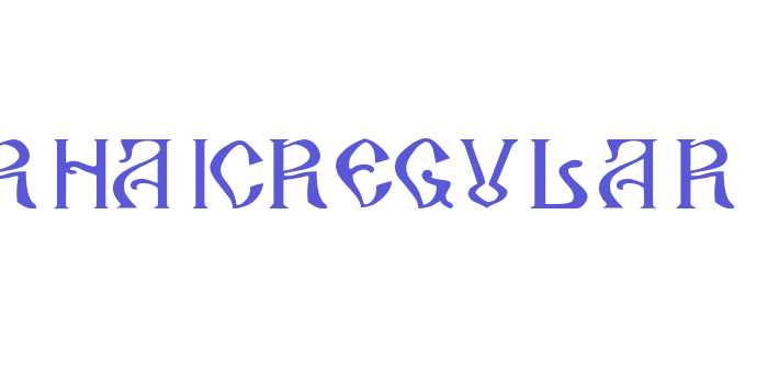 ArhaicRegular Font Download