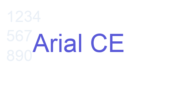 Arial CE font free