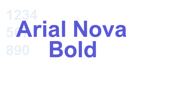 Arial Nova Bold font free