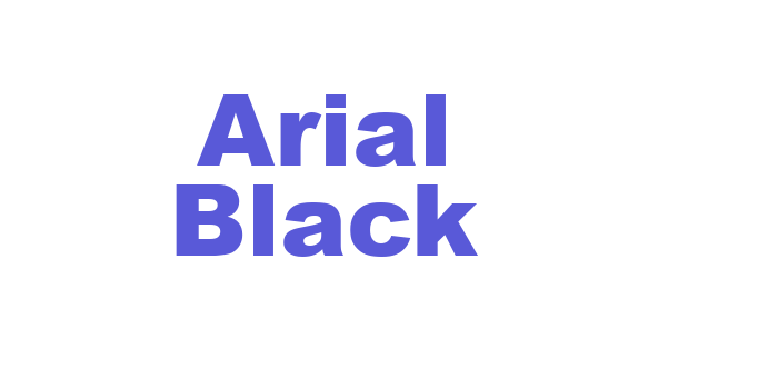 Arial Black Font Download