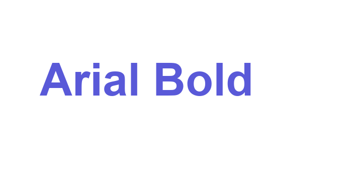 Arial Bold Font Download