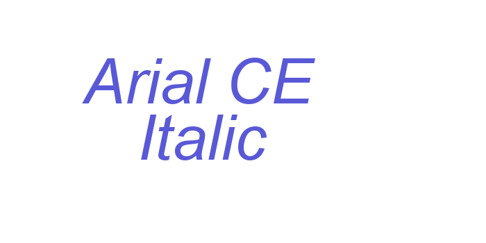 Arial CE Italic Font Download