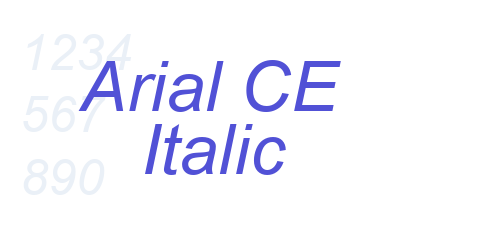 Arial CE Italic-font-download
