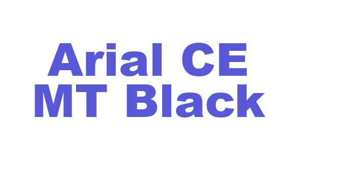 Arial CE MT Black Font Download