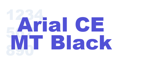 Arial CE MT Black-font-download