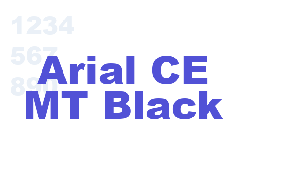 Arial CE MT Black