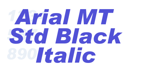 Arial MT Std Black Italic-font-download