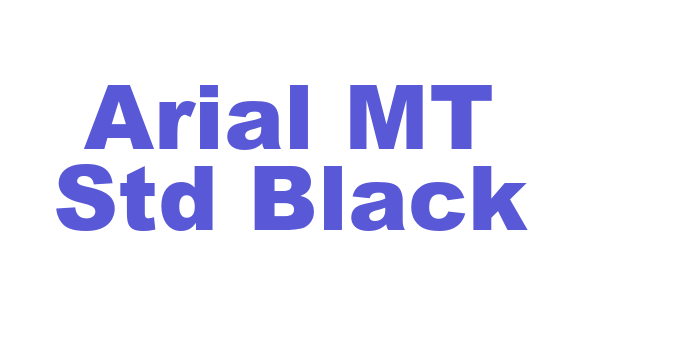 Arial MT Std Black Font Download