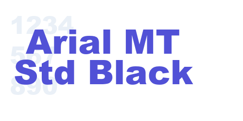 Arial MT Std Black-font-download