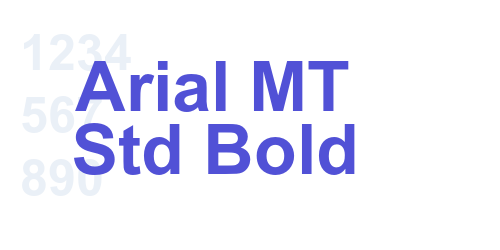 Arial MT Std Bold-font-download