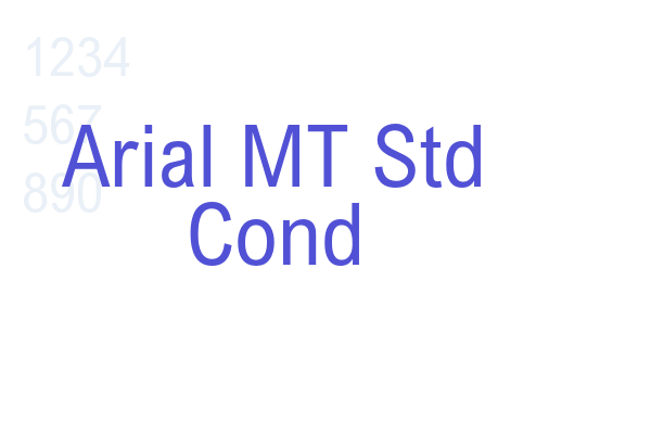 Arial MT Std Cond