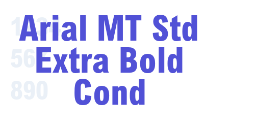 Arial MT Std Extra Bold Cond-font-download