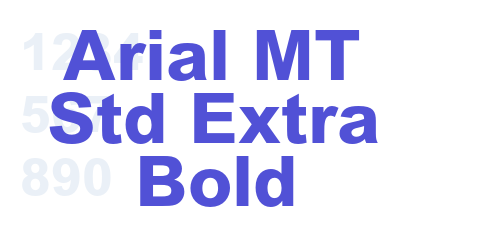 Arial MT Std Extra Bold-font-download