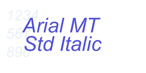 Arial MT Std Italic-font-download