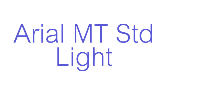 Arial MT Std Light Font Download