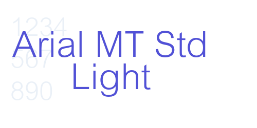 Arial MT Std Light-font-download