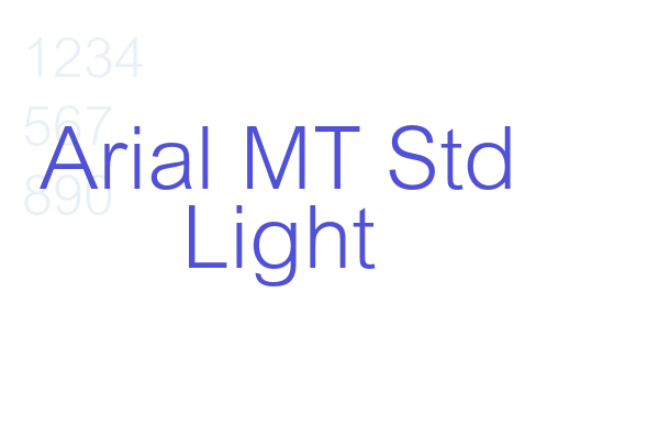 Arial MT Std Light