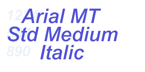Arial MT Std Medium Italic-font-download