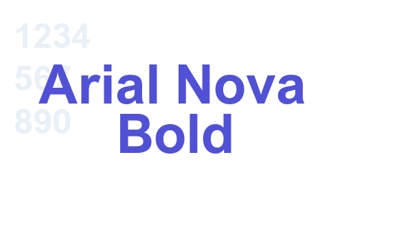 Arial Nova Bold font download