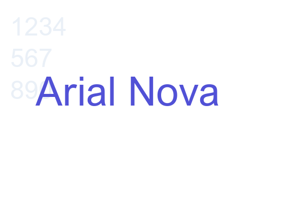 Arial Nova