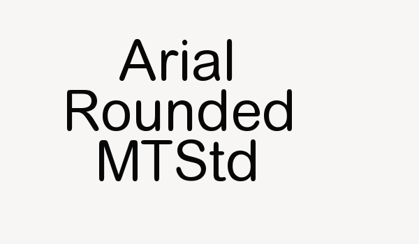 Arial Rounded MTStd Font