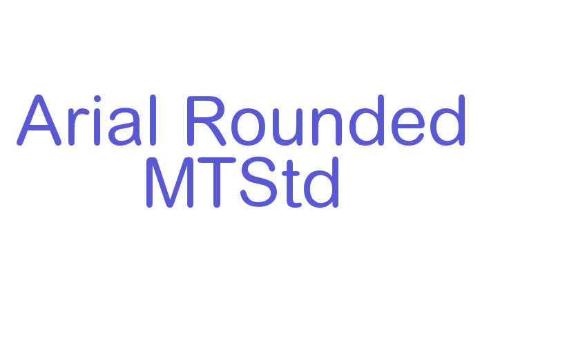 Arial Rounded MTStd Font Download