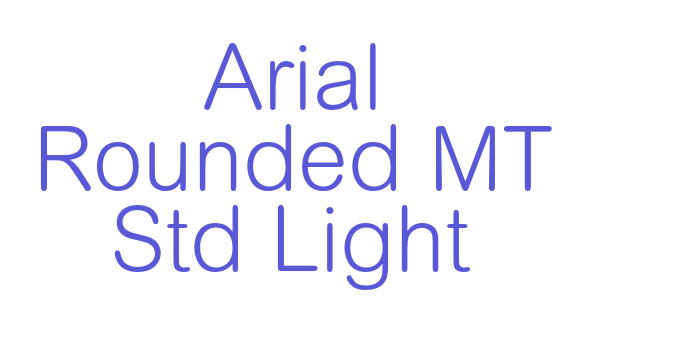 Arial Rounded MT Std Light Font Download