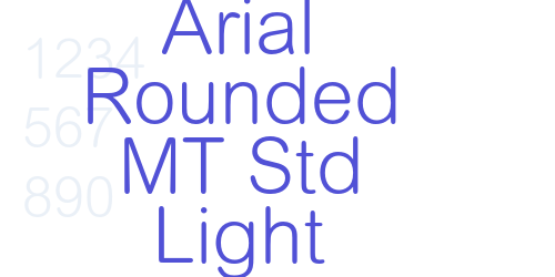 Arial Rounded MT Std Light-font-download