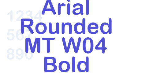 Arial Rounded MT W04 Bold-font-download