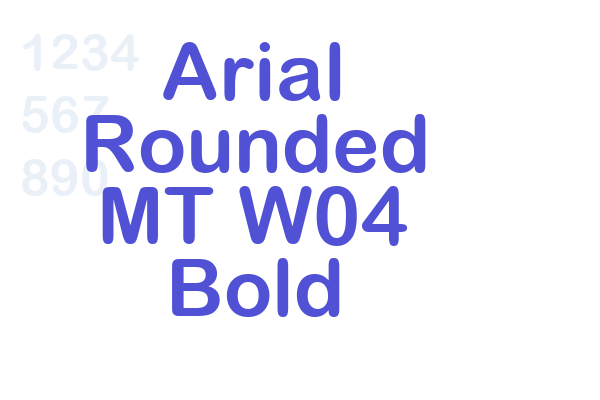 Arial Rounded MT W04 Bold