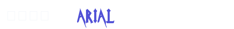 Arial-font
