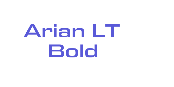 Arian LT Bold Font Download