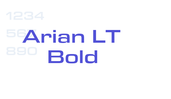 Arian LT Bold font download