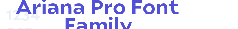 Ariana Pro Font Family-font
