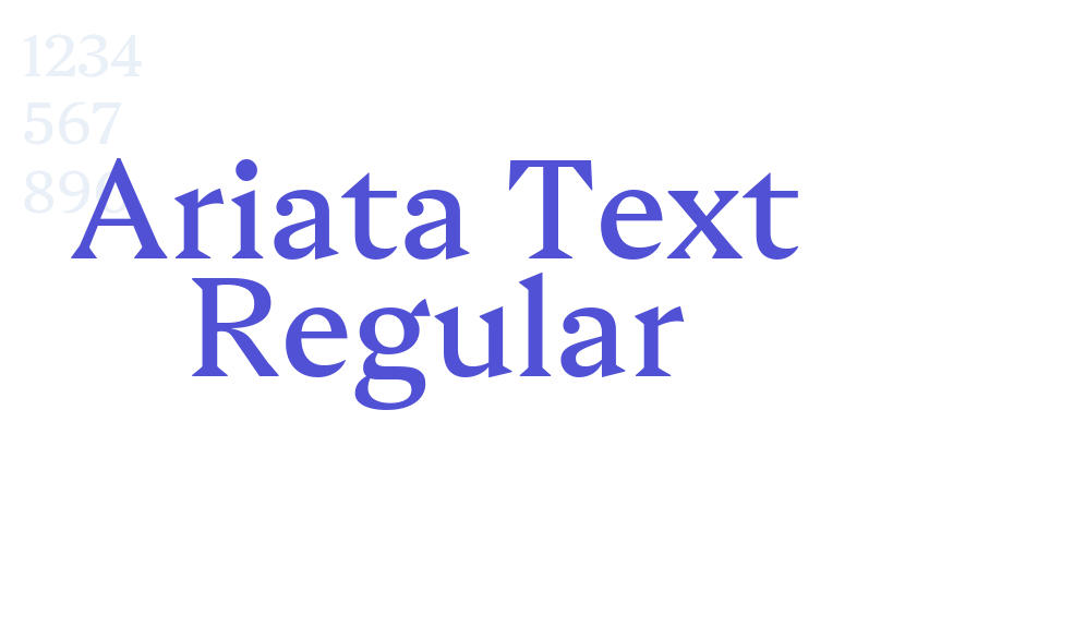 Ariata Text Regular-font-download