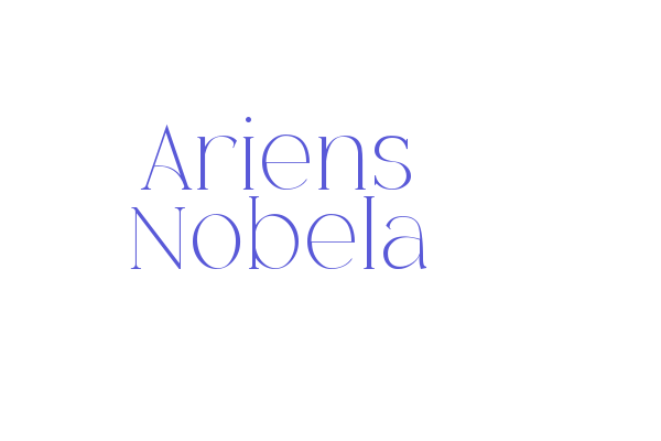 Ariens Nobela Font