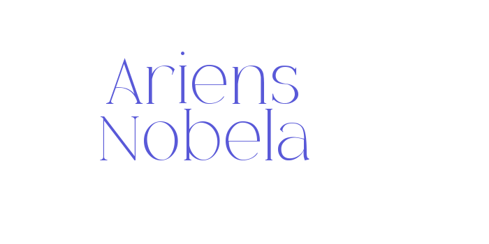 Ariens Nobela Font Download