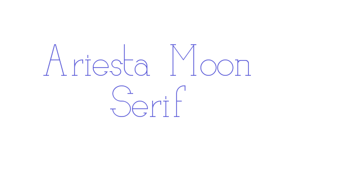 Ariesta Moon Serif Font Download