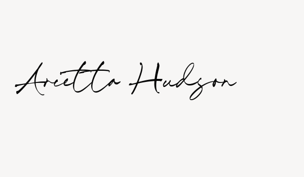 Arietta Hudson Font