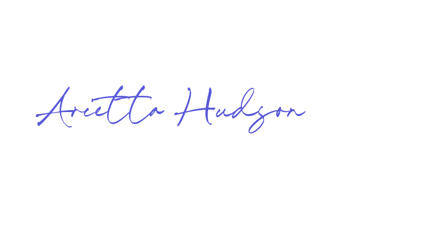 Arietta Hudson Font