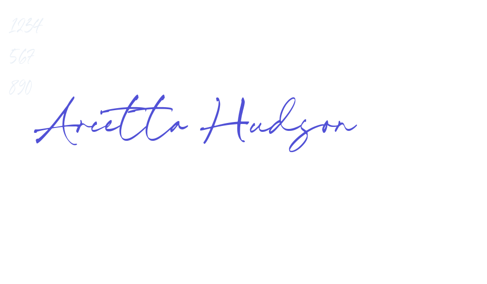 Arietta Hudson-font-download