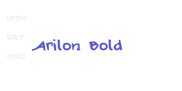 Arilon Bold font free