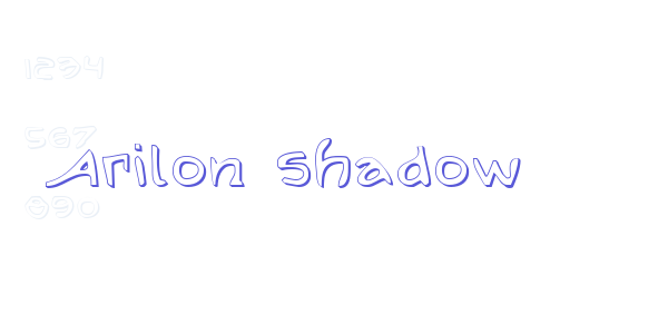 Arilon Shadow font free