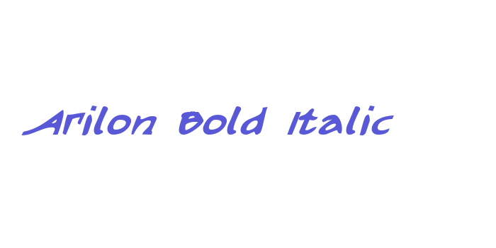 Arilon Bold Italic Font Download